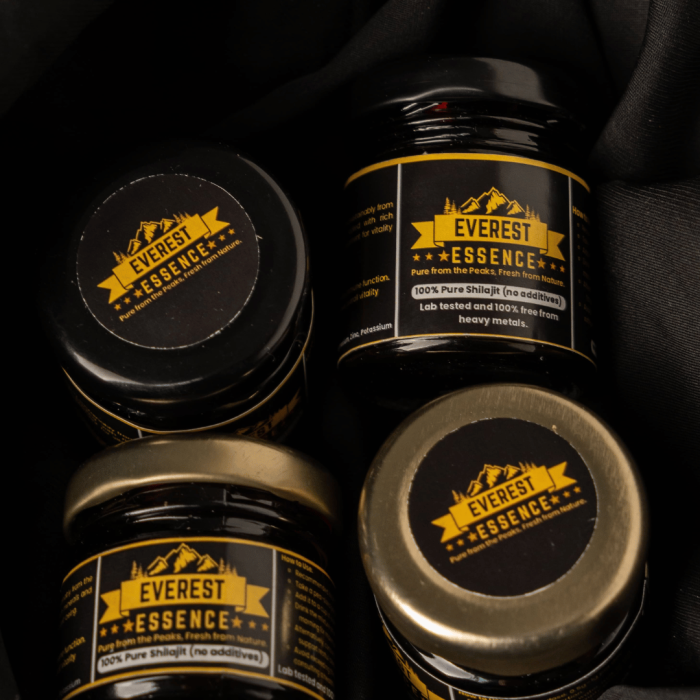 Pure Himalayan Shilajit – 200gm Glass Jar (Sourced from Jumla, Nepal)