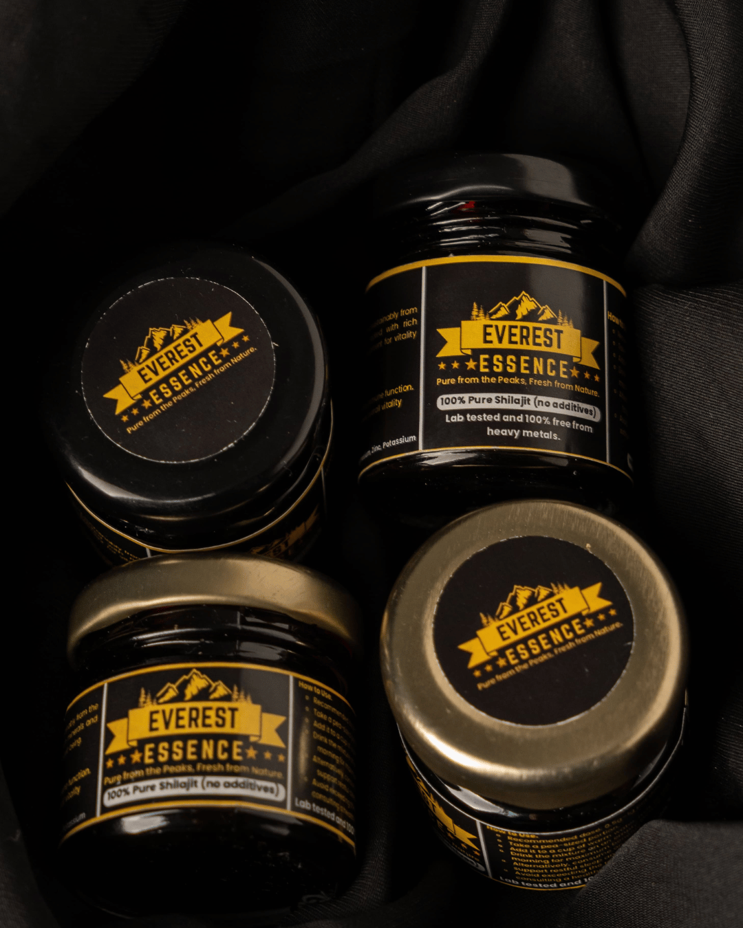 Pure Himalayan Shilajit – 200gm Glass Jar (Sourced from Jumla, Nepal)