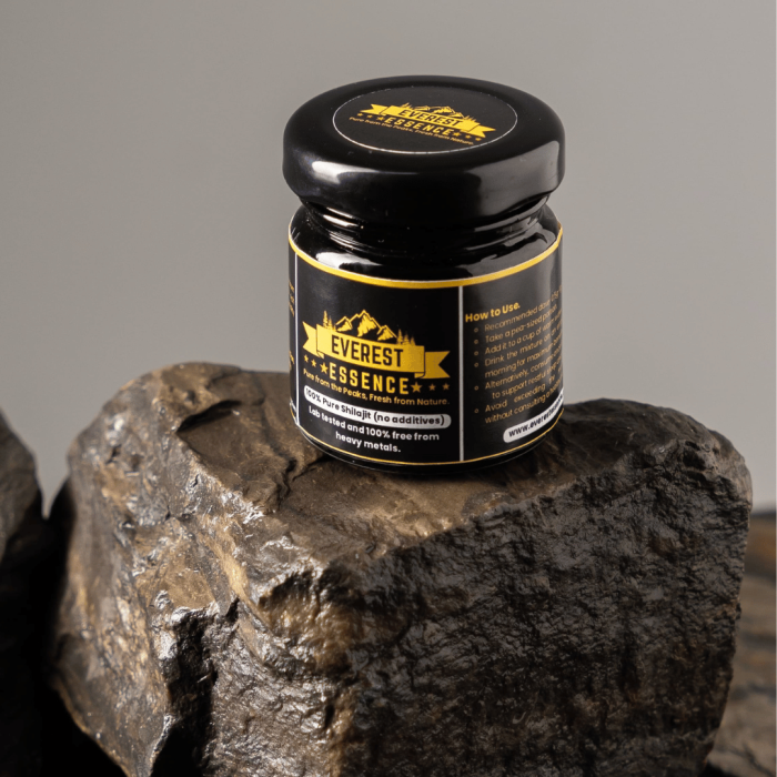 Pure Himalayan Shilajit – 50gm Glass Jar (Sourced from Jumla, Nepal)